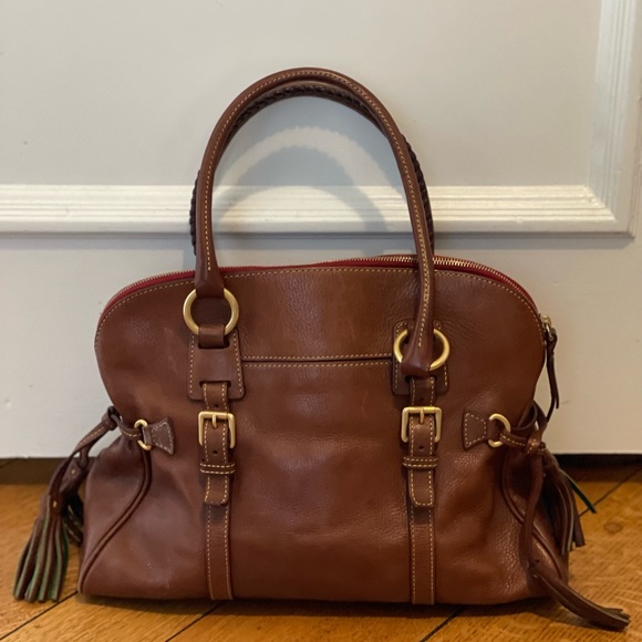 Dooney & Burke Florentine Domed Buckle Satchel - Picture 3 of 9